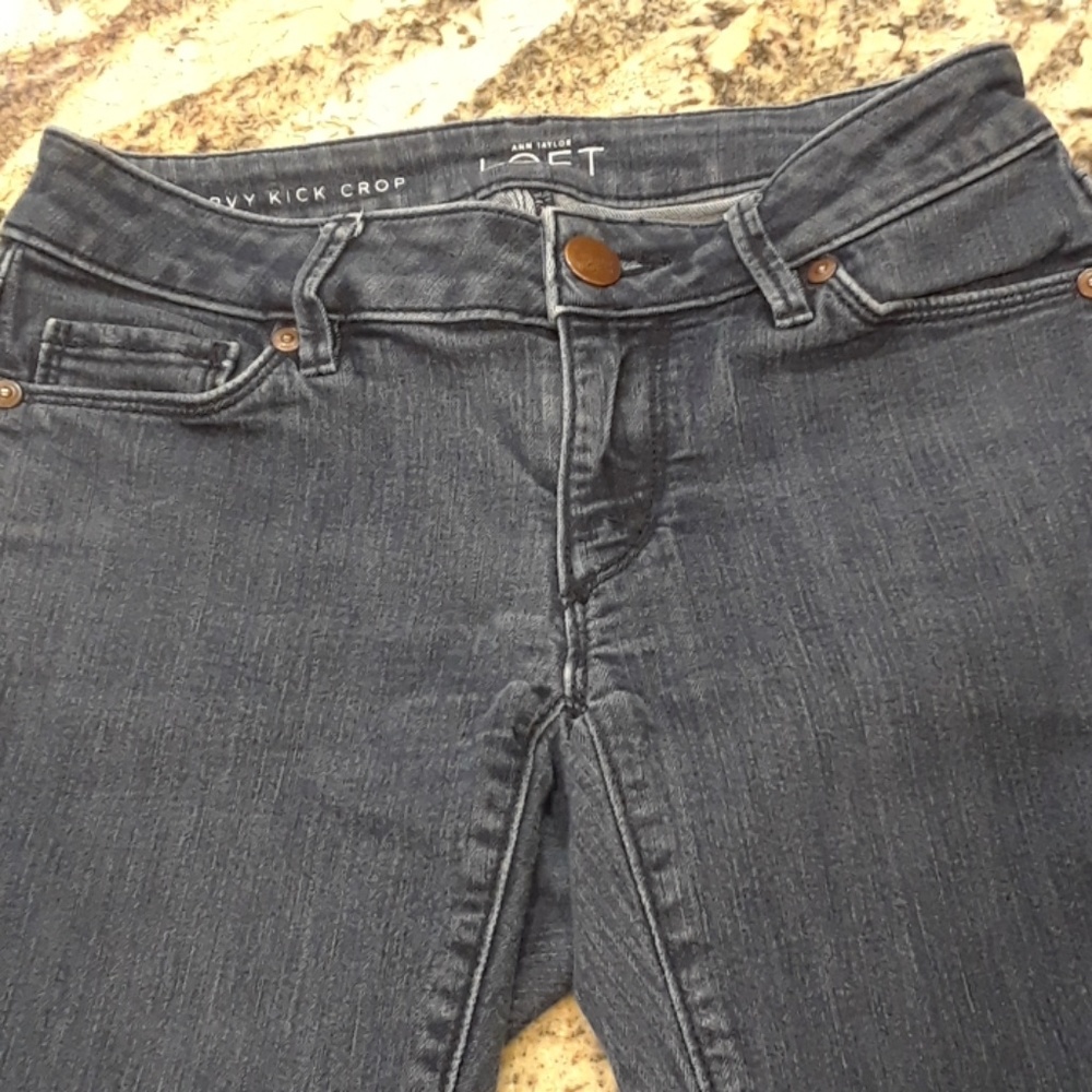 LOFT Jeans 24/00P Curvy Kick Crop